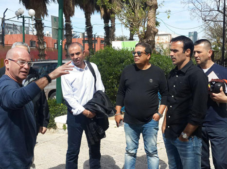 אנשי ריאל מסיירים במתקנים של בני יהודה