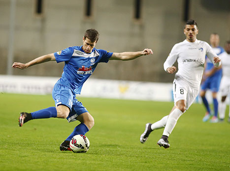 גיא מלמד. יעזוב את מכבי פ"ת בקיץ? (צילום: אלן שיבר)