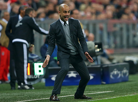 פפ גווארדיולה. מלא מחמאות ליריבה (getty)