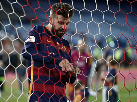 פיקה לקח איתו מזכרת (getty)