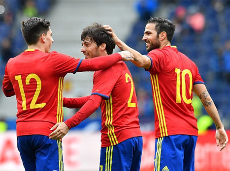 ססק, סילבה וביירין חוגגים (Getty)