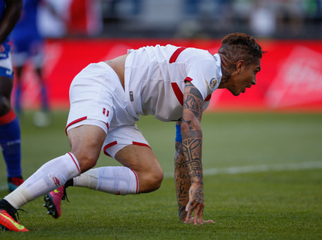 גררו מיד לאחר השער שכבש (GETTY)