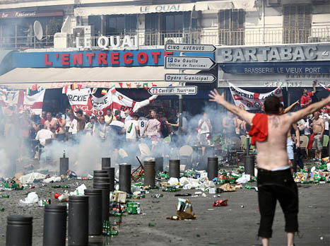 העימותים האלימים במארסיי (Getty)