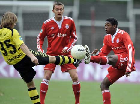 הקטור התאמן איתו. אלאבה בקבוצת המילואים של באיירן (Getty)