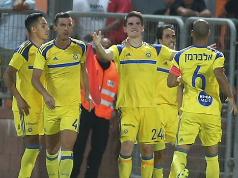"מצפה לדרבי". קיארטנסון חוגג שער בכורה (אלן שיבר)
