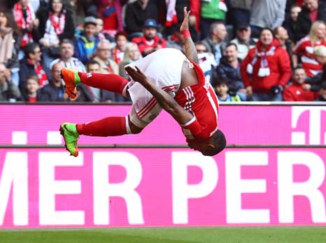 גם הוא השתתף בחגיגה. דוגלאס קוסטה (Getty)