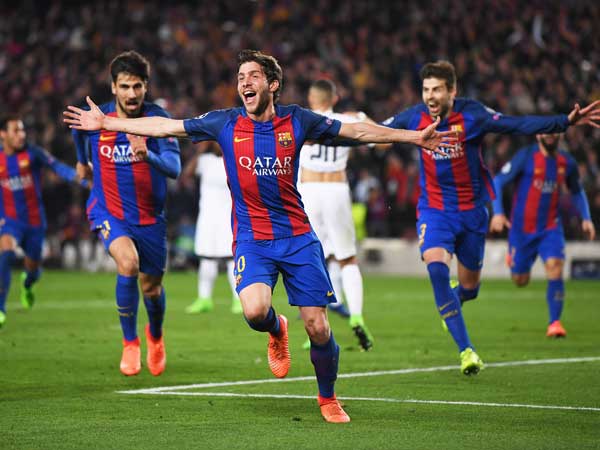 בארסה עשתה את המהפך ההיסטורי בלי אלבה (Getty)