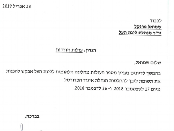 המכתב של הלוי לפרנקל משבוע שעבר