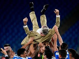 גם הנשיא דה לאורנטיס חגג (Getty)