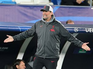 קלופ נותר מתוסכל (GETTY)