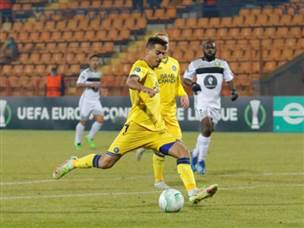 הצהובים רשמו מספר החמצות גדולות במחצית הראשונה (צילום: האתר הרשמי של מכבי תל אביב)