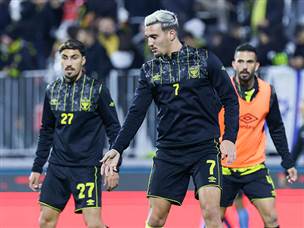 אחרי התיקו מול מכבי ת"א, בית"ר עלתה צפונה (צילום: דני מרון)