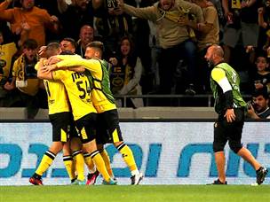 ונתניה הרגישה עוד רגע גדול (צילום: אלן שיבר)