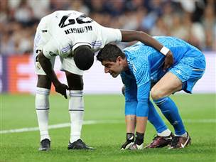 הציל את ריאל פעמיים, אבל התקשה להושיע מול הביצוע של דה בריינה. קורטואה (Getty)