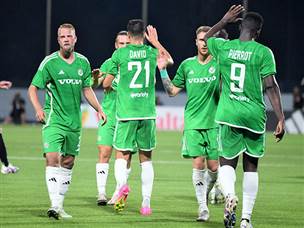 מכבי חיפה סיימה את המשחק בניצחון גדול (צילום: ראובן כהן, האתר הרשמי של מכבי חיפה)