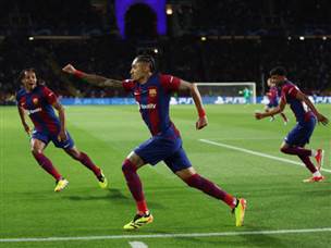 החל עם שער מוקדם של ראפיניה (getty)