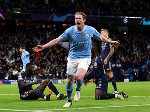 אך דה בריינה שלח את המשחק להארכה ופנדלים (GETTY)