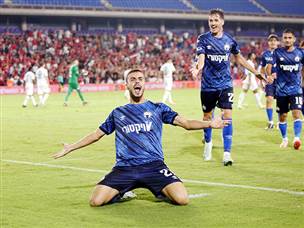 אבל אחמד סידר שער ניצחון קריטי (צילום: אלן שיבר)