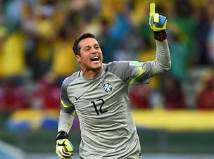 גם הפנדל לא מנע ממנו לחייך. סזאר (gettyimages)