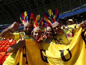 הקולומביאנים צבעו את סראנסק (GETTY)