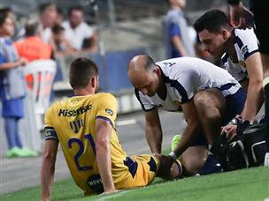 ייני. נראה שהפציעה לא חמורה (דני מרון)