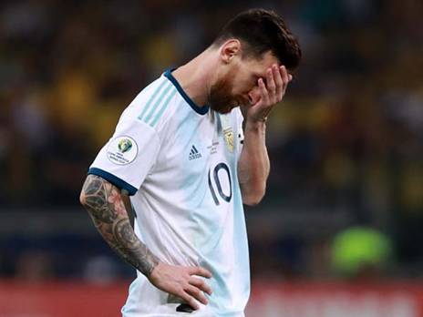 מסי בפוזה מוכרת בנבחרת (getty)