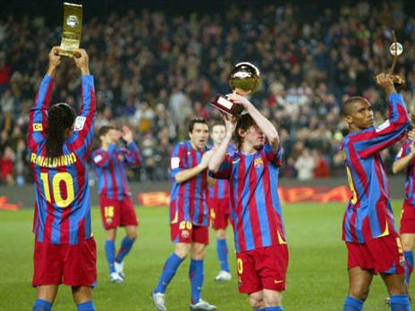 המורשת של מסי התחילה עם רונאלדיניו ואטו (getty)