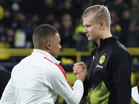 הולאנד ואמבפה. במדריד יחכו עוד שנה? (Getty)