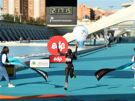 ג'פצ'ירצ'יר. קבעה שיא מסלול (Getty)