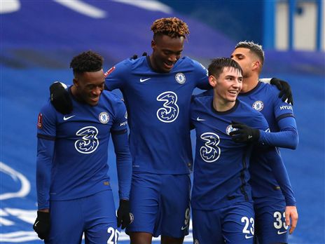 אברהם. שלושער מול היריבה מליגת המשנה (Getty)