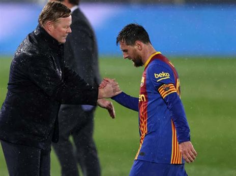 מסי. שבעה משחקים שמסי לא כובש או מבשל (Getty)