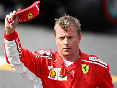 קימי רייקונן במדי פרארי במסגרת אירוע מיוחד שנערך במונזה 2018 (צילום: Getty)