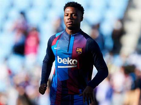 אנסו פאטי. ייעדר כנראה גם מול באיירן (GETTY)