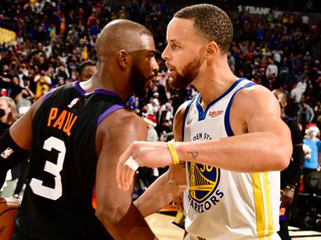 כמו בימי יוסטון - כריס פול עומד בין קרי לבין הגמר (Getty)