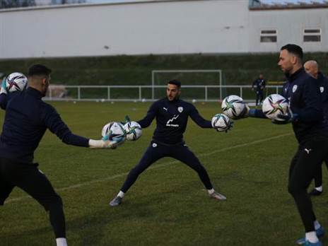 שוערי הנבחרת. מול גרמניה, לפחות אחד מהם צפוי לעבוד קשה (ההתאחדות לכדורגל)