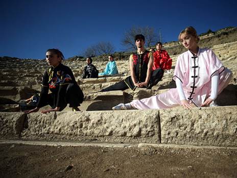 אימון וושו מסורתי (Omer Urer/Anadolu Agency, Getty)