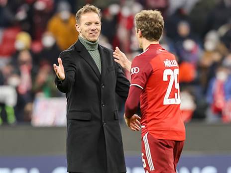 נגלסמן ומולר. באיירן בדרך לחיזוק? (Roland Krivec/DeFodi, Getty)