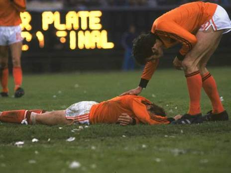 ככה זה נראה רוב הזמן עבור הולנד במונדיאל (Getty)