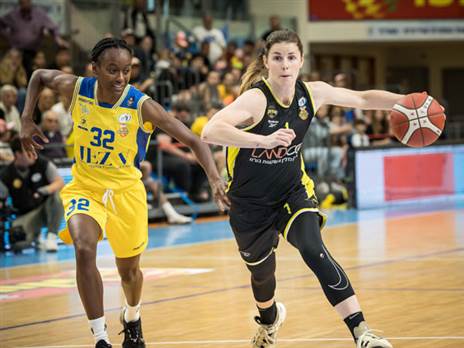 בארון בהתמודדות מול אשדוד (קרדיט: עודד קרני, מנהלת ליגת העל לנשים בכדורסל)