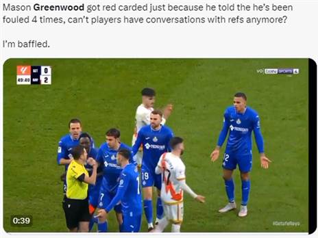 "שחקנים לא יכולים לדבר עם השופטים?"