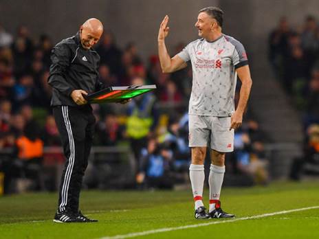 אולדריג' במשחק ותיקים. רק בריאות (Sam Barnes/Sportsfile via Getty Images)