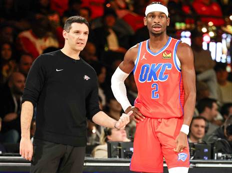 הכימיה של OKC נוצרה בזכות האיש על הקווים (Getty)