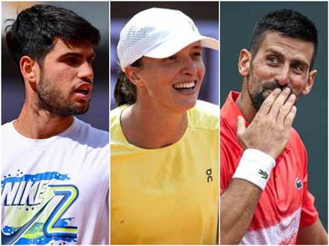 ההגרלה נקבעה. ג`וקוביץ`, שוויונטק ואלקרס (GETTY)