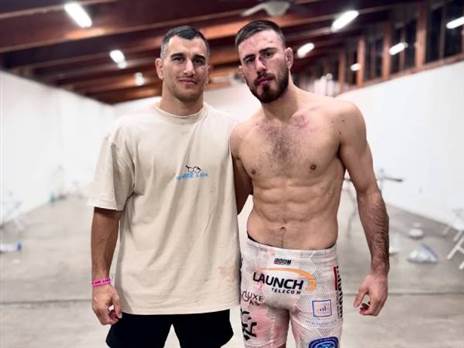 גם פרו פלסטינים הביעו תמיכה. ברזילי ולוי (מתוך האינסטגרם של עילאי ברזילי)