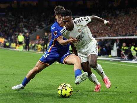 ננעל לאורך המשחק. ויניסיוס (GETTY)