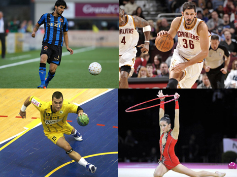 אז מי לקח? כספי, ריבקין, רפאלוב ואיציק חליפי (צילומים: gettyimages, AFP, איגוד הכדוריד)