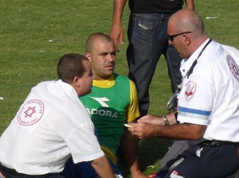 סירב להתפנות. בן מויאל מקבל טיפול בגלבוע (דאבל פס)