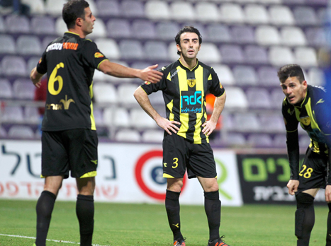 כולם מקווים שאלי כהן יישאר. שחקני בית"ר (אלן שיבר)