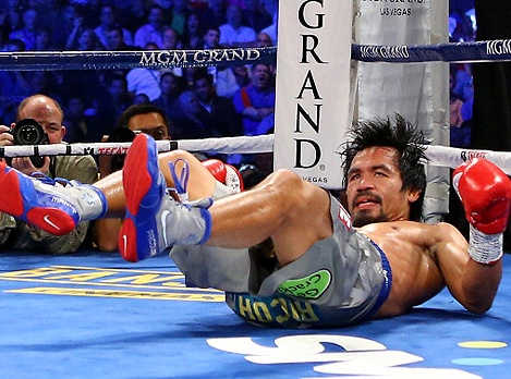 פאקיאו. סיכון שבא עם המקצוע (gettyimages)