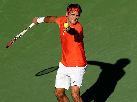 פדרר, טייל לשמינית הגמר (GETTYIMAGES)